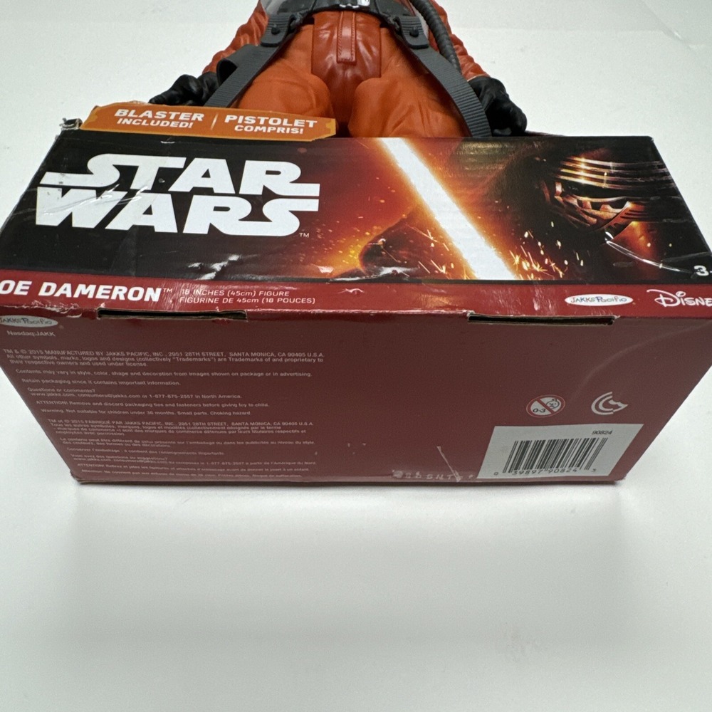 Poe Dameron Ace Pilot (2015 NEW) 18 inch Star‎ Wars Jakks Big Figs Action Figure - Picture 3 of 4